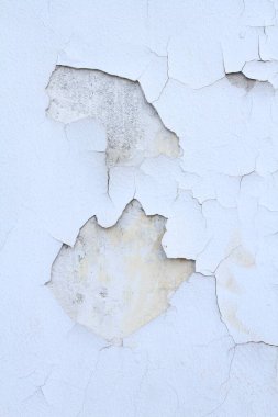 Duvarda çatlak boya dokusu