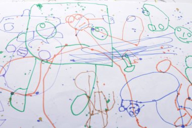 Yılbaşı ya da yeni yıl kartı için renkli bir geçmiş