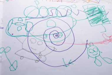 Bir çocuğun resmini çizmek