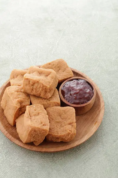 Tahu Sumedang Smažené Tofu Sumedangu Západní Jáva Indonésie Poprvé Vyrobil — Stock fotografie