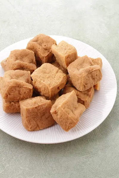 Tahu Sumedang Een Sundanese Gefrituurde Tofu Uit Sumedang West Java — Stockfoto