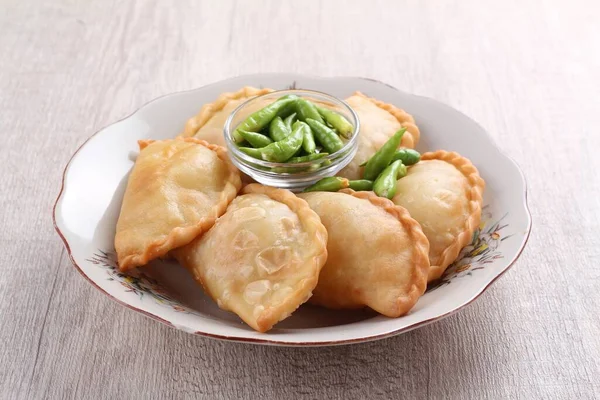 Asiatiska Dumplings Med Grönsaker Och Kryddor — Stockfoto