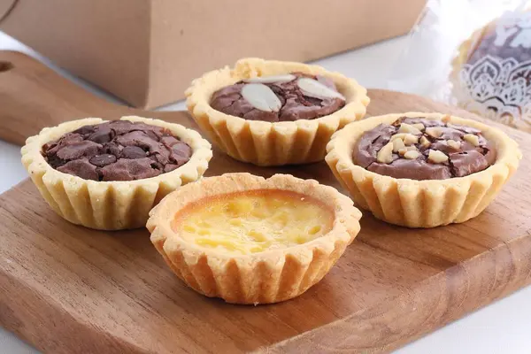 Muffins Chocolate Com Chips Chocolate — Fotografia de Stock