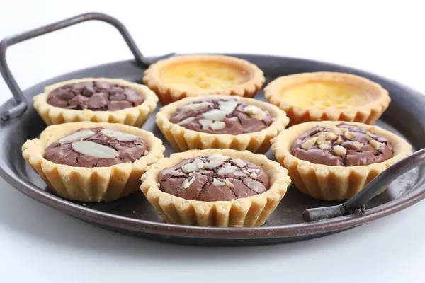 Cupcake Cioccolato Con Crema — Foto Stock