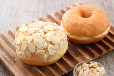 Taze ve tatlı donut.