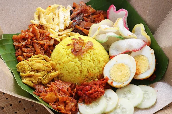 Nourriture Indonésienne Riz Frit — Photo