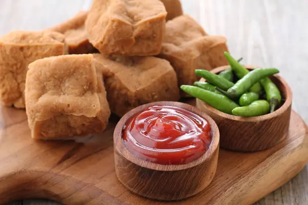 Tofu Tofu Omáčka — Stock fotografie