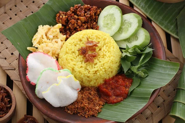 Nourriture Traditionnelle Indonésienne Est Frite — Photo