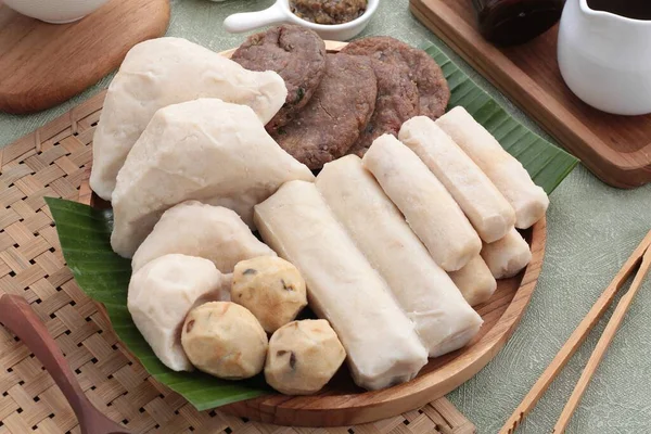 Nourriture Asiatique Riz Boulettes Porc Boulettes Omtupat — Photo