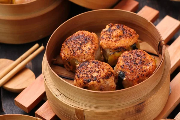 Çin Yemeği Buğulanmış Tavuk — Stok fotoğraf