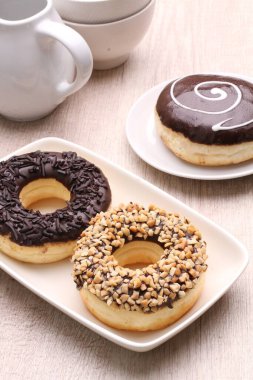 lezzetli börekler ve kahve