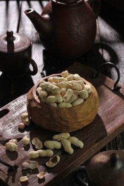 Lezzetli yiyeceklerin yakın görüntüsü