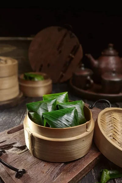 stock image green tea ceremony, traditional chinese food