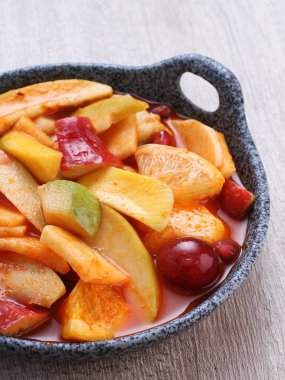 tatlı elma meyveli tatlı