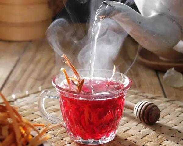 Herbata Filiżance Stole — Zdjęcie stockowe