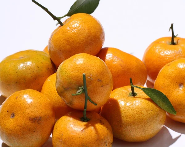 Mandarine Proaspete Masă — Fotografie, imagine de stoc