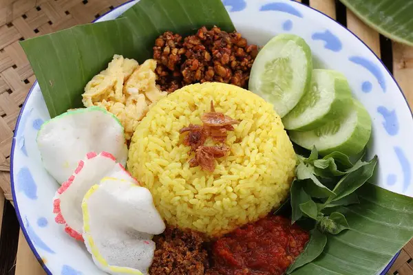 Rice Chicken Curry — ஸ்டாக் புகைப்படம்