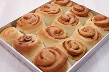 Çikolatalı tarçınlı rulo