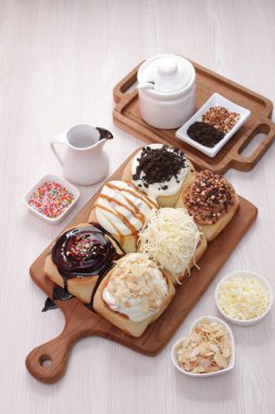 Lezzetli ve lezzetli kahvaltı.