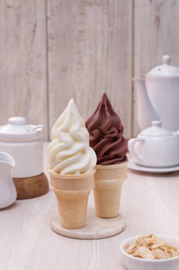 dondurma ve çikolata