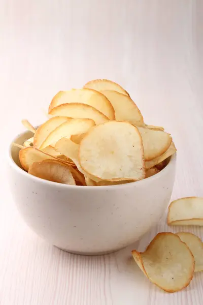 Patatas Fritas Bol —  Fotos de Stock