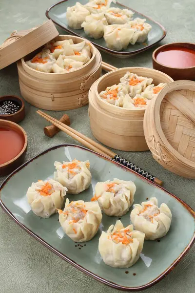 Chinese Dumplings Meat — Stock Photo, Image