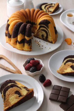 Masada lezzetli bir pasta var.