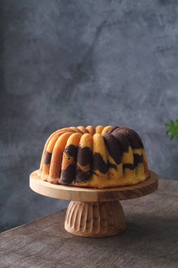 delicious homemade bread with chocolate and nuts