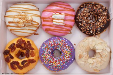 Donut, çikolata, donut, donut, donut, donut, donut, tatlı, tatlı, donut, donut