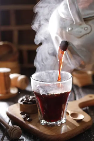 Kávový Šálek Kávovými Zrny — Stock fotografie