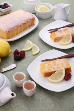 Pastanın mutfak fotoğrafı.