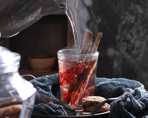 Filiżanka Gorącej Herbaty — Zdjęcie stockowe