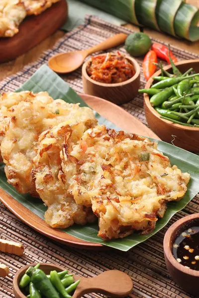 fried rice cake with delicious and vegetable