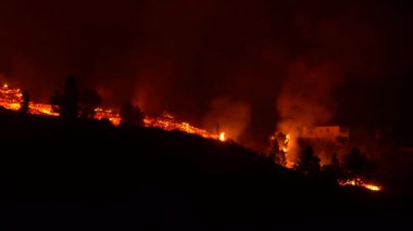 La Palma Volcano Eruption Lava