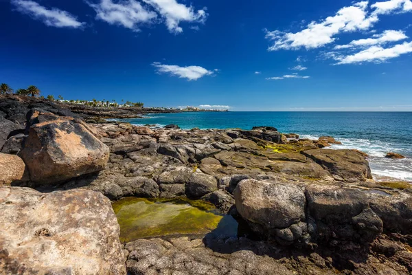 stock image lanzarote, volcanic island, views of the atlantic ocean, spanish islands, scenery of the canary islands, nature background