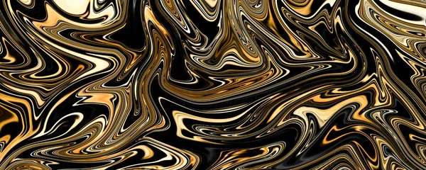 Zwart Goud Marmer Abstracte Achtergrond — Stockfoto