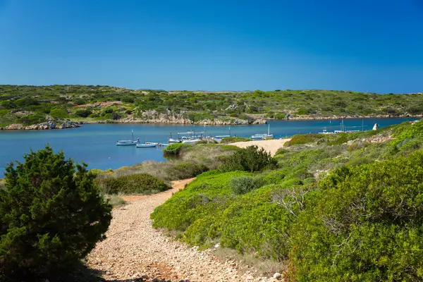 Seascape Landscape Beautiful Spanish Island Menorca Outdoor Shot Royalty Free Stock Photos