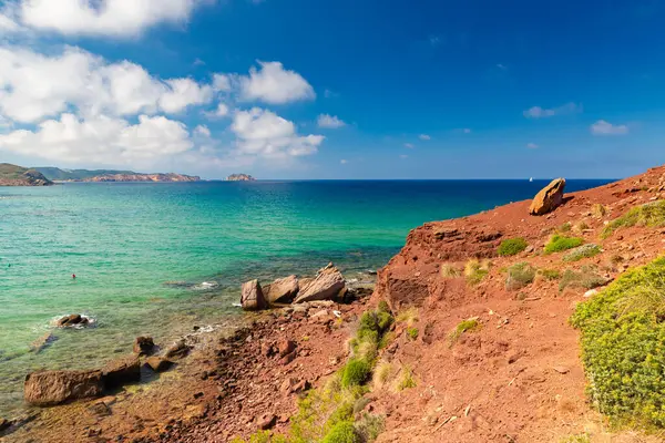 Seascape Landscape Beautiful Spanish Island Menorca Outdoor Shot Royalty Free Stock Images