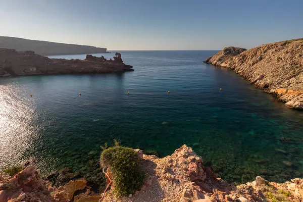 Seascape Landscape Beautiful Spanish Island Menorca Outdoor Shot Royalty Free Stock Photos