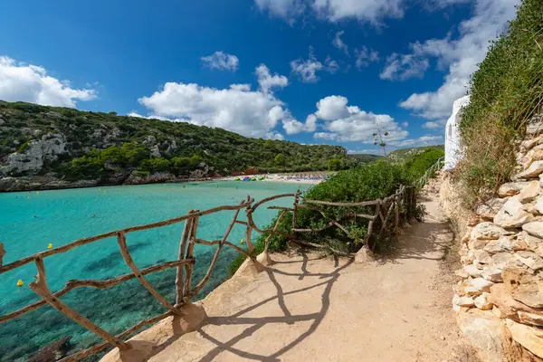 Seascape Landscape Beautiful Spanish Island Menorca Outdoor Shot Royalty Free Stock Images