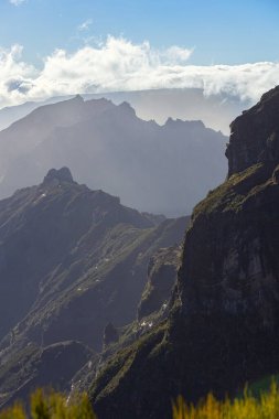 Dağların güzel manzarası
