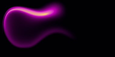 Siyah Renk Üzerine Bir Dijital Fraktal Resmi