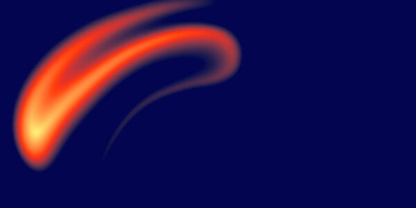 fire on black background