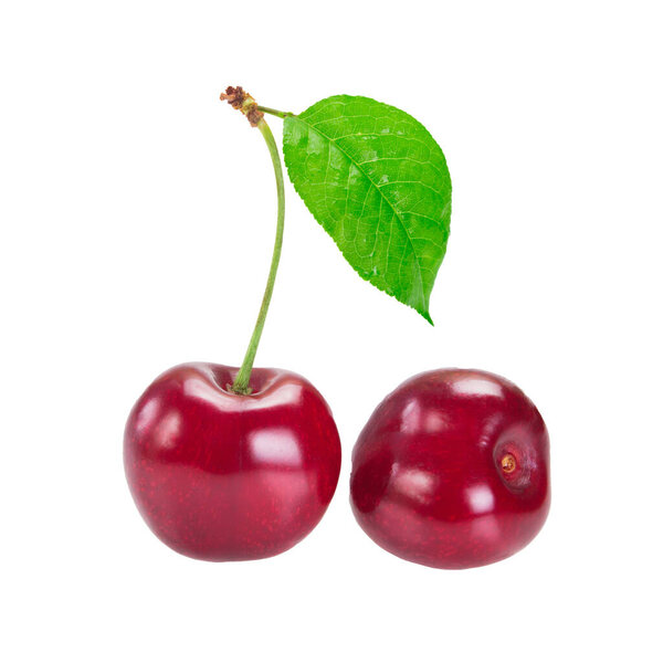 Cherry isolated on white background