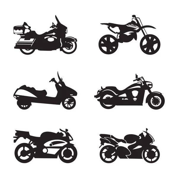 Ilustracja Wektora Szablonu Logo Motocykla — Wektor stockowy