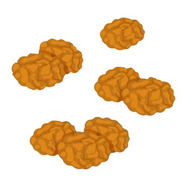 Elmalı börek. El çizimi suluboya vektör çizimi