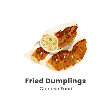 Kızarmış hamur köftelerinin el çizimi çizimi çizimi