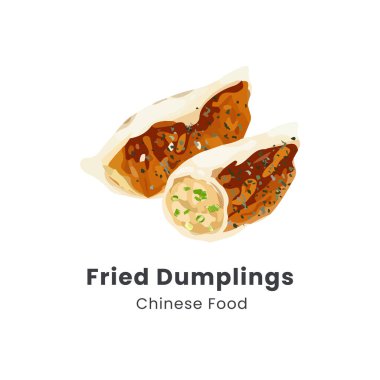 Kızarmış hamur köftelerinin el çizimi çizimi çizimi