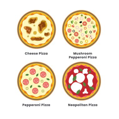 İtalyan Yemeği 'nin el çizimi vektör çizimi