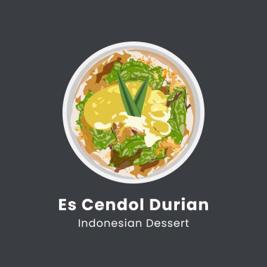 Es cendol dawet geleneksel Endonezya buzlu tatlı temsili